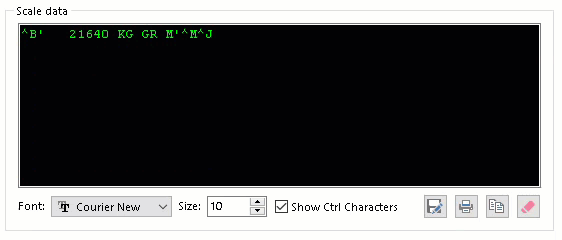 Example of continuous data