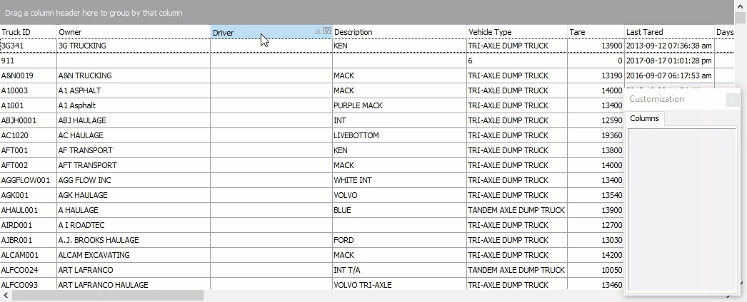 header_remove_column